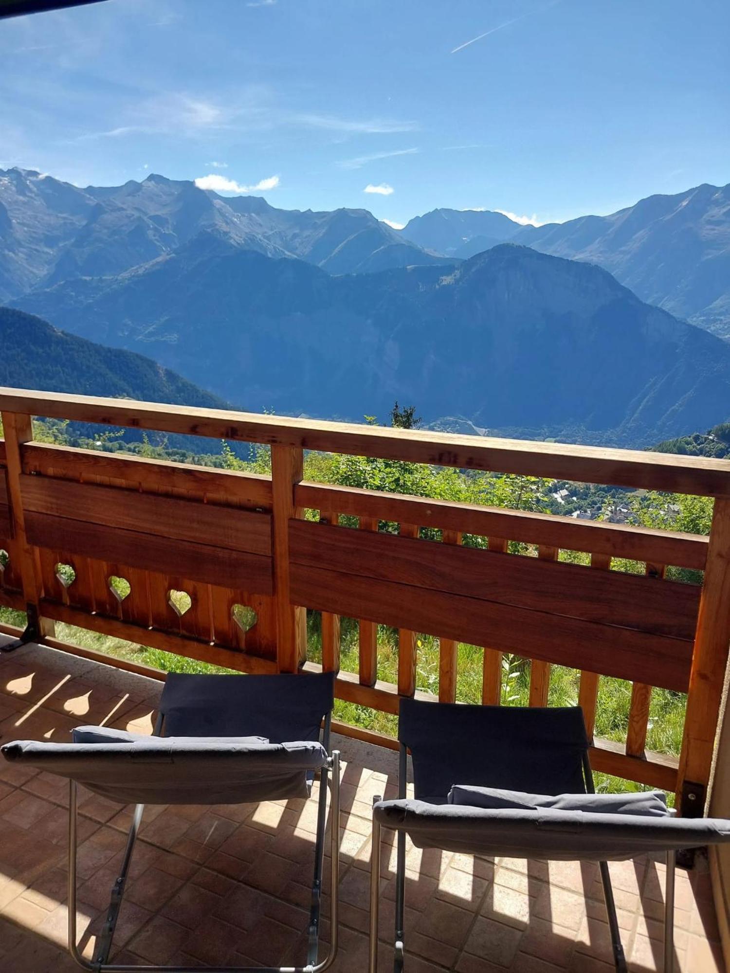 Appartement Confortable A L'Alpe D'Huez De 27 M² Avec Vue Montagne Eksteriør bilde