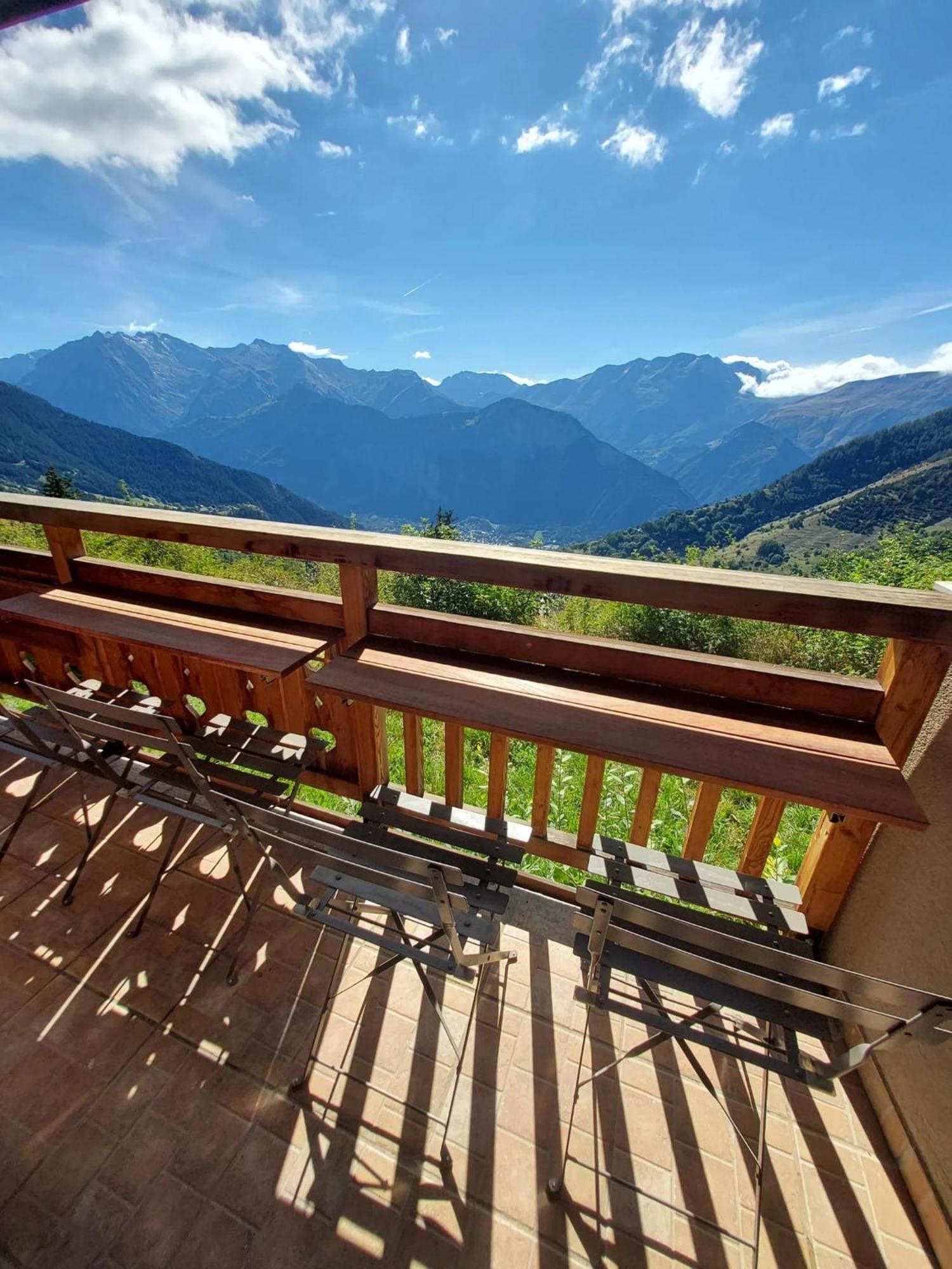 Appartement Confortable A L'Alpe D'Huez De 27 M² Avec Vue Montagne Eksteriør bilde