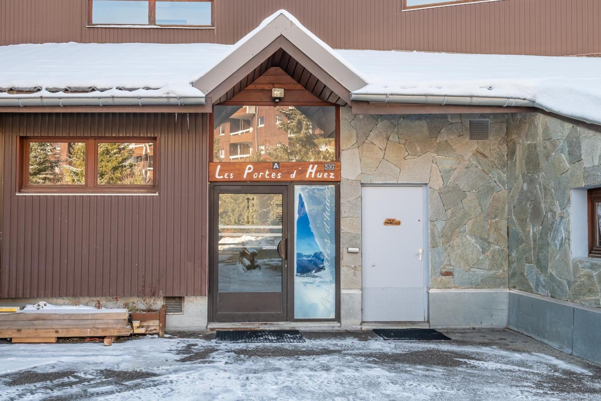 Appartement Confortable A L'Alpe D'Huez De 27 M² Avec Vue Montagne Eksteriør bilde