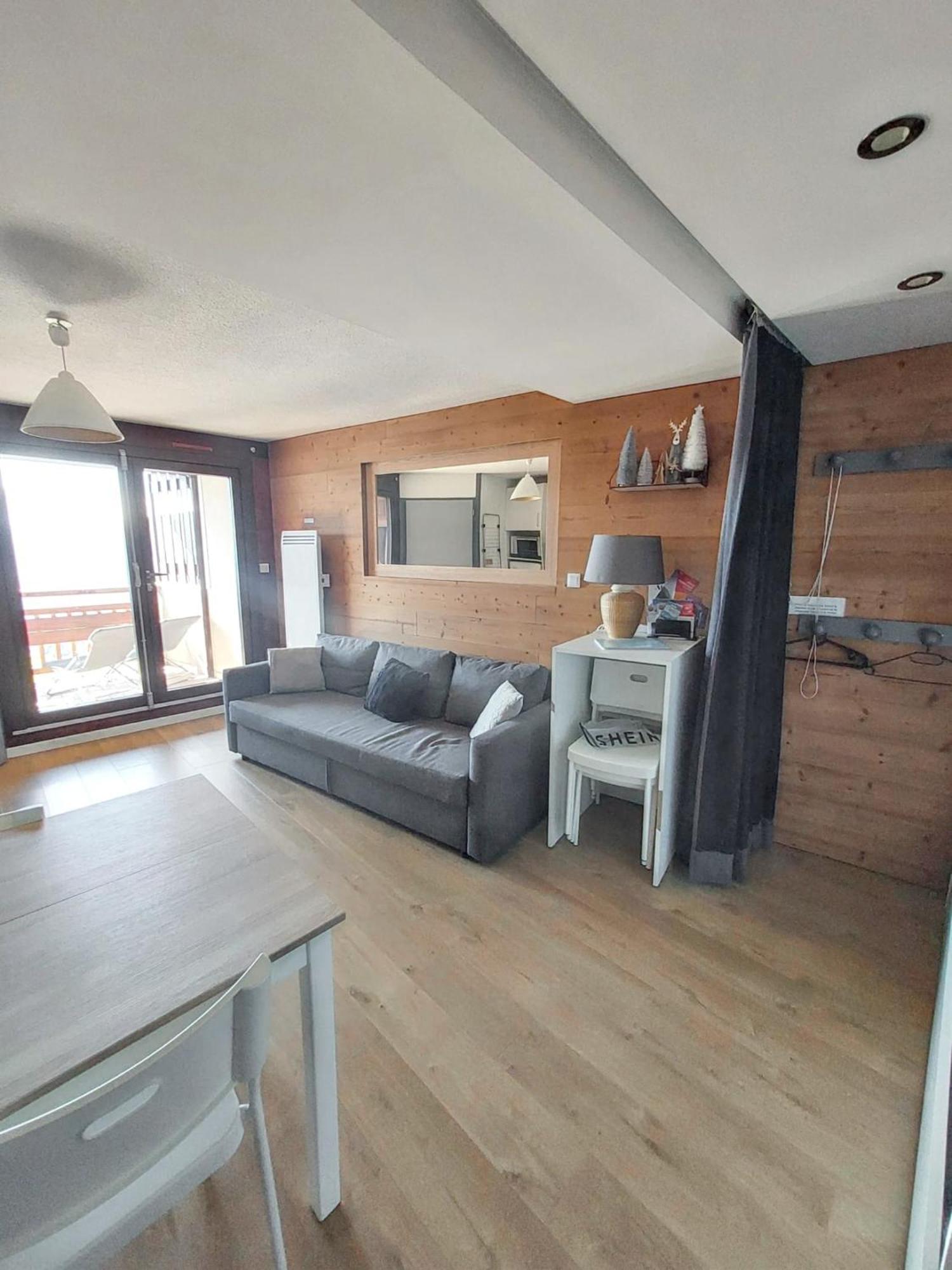 Appartement Confortable A L'Alpe D'Huez De 27 M² Avec Vue Montagne Eksteriør bilde