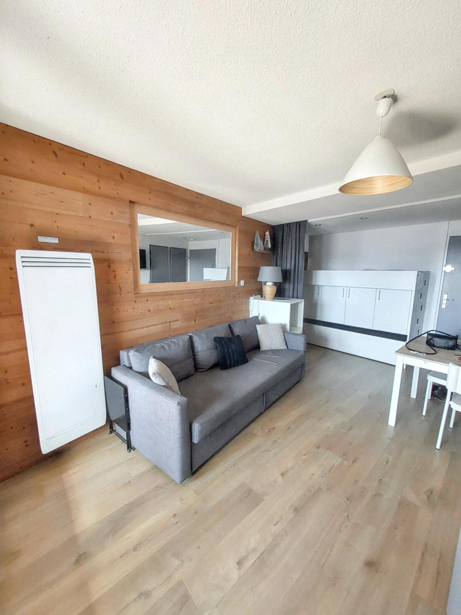 Appartement Confortable A L'Alpe D'Huez De 27 M² Avec Vue Montagne Eksteriør bilde
